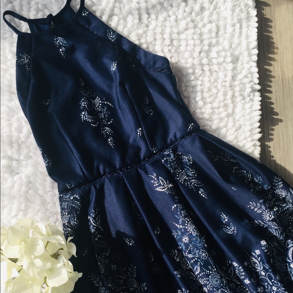 B. Darlin dark blue skater dress